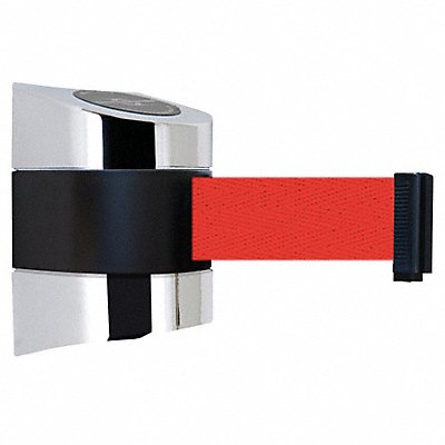 D0114 Belt Barrier Chrome Belt Color Red