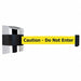 D0115 Belt Barrier Chrome Belt Color Yellow