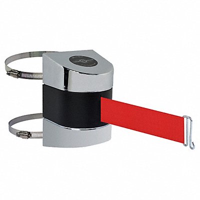 D0121 Belt Barrier Chrome Belt Color Red