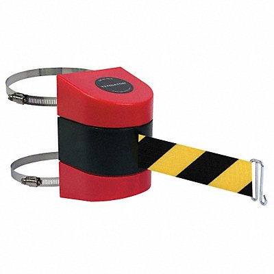 D0123 Belt Barrier Red Belt Yellow/Black