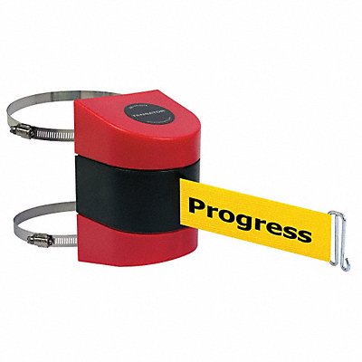 D0124 Belt Barrier Red Belt Color Yellow