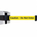 D0128 Belt Barrier Chrome Belt Color Yellow