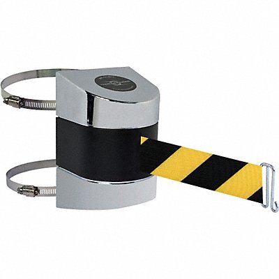 D0134 Belt Barrier Chrome Belt Yellow/Black