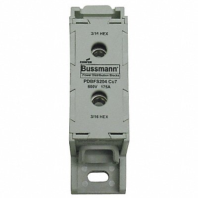 Power Distr Block Al/Cu 600V AC/DC