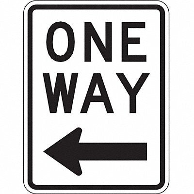 One Way Traffic Sign 24 x 18 