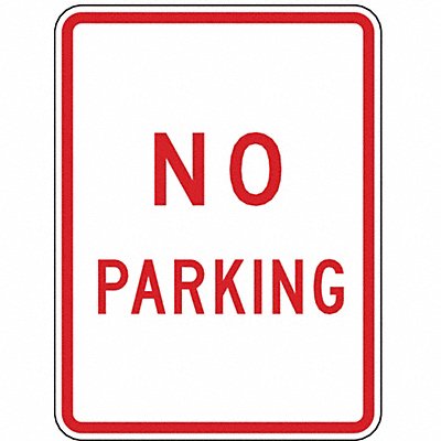 No Parking Parking Sign 18 x 12 