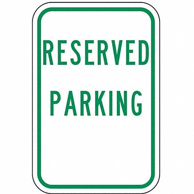 Sign Reserved Parking 18X12 HIP