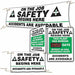 Safety Kit White Plastic Aluminum PK4