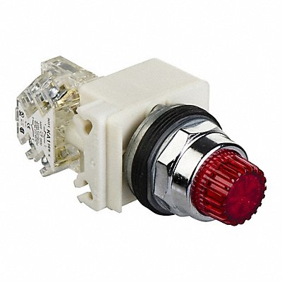 H6929 Illuminated Push Button 30mm 1NO/1NC Red