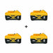 20V MAX XR 8Ah BATTERY FOUR PACK