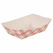 Disp Food Tray Red 4 1/4 in W PK1000