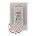 Push to Exit Button 24VDC Silver Button