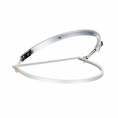 Faceshield Frame Silver Metal