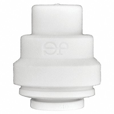 End Cap White 1/4 Tube Size PK10