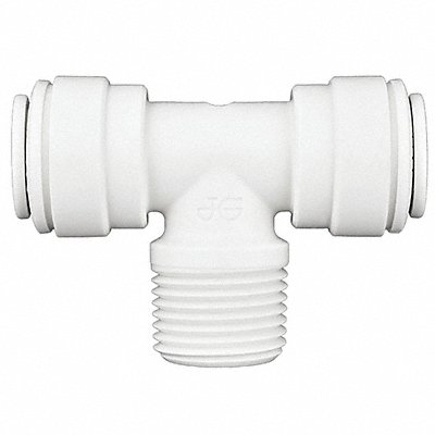 Fixed Tee White 3/8 Tube Size PK10