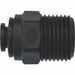 Male Connector 1/4 Tube Size PK10