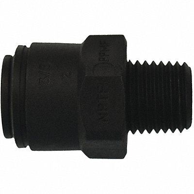 Male Connector White 3/8 Tube EPDM PK10