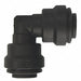 Union Elbow Black 1/4 Tube Size PK10