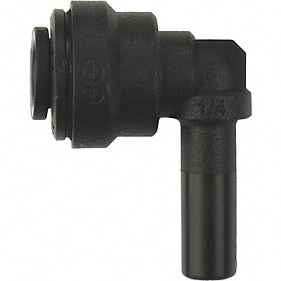 Plug-In Elbow Black 1/4 Tube EPDM PK10
