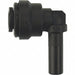 Plug-In Elbow Black 1/4 Tube EPDM PK10