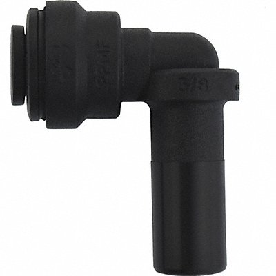Plug-In Elbow Black 1/4 Tube Size PK10