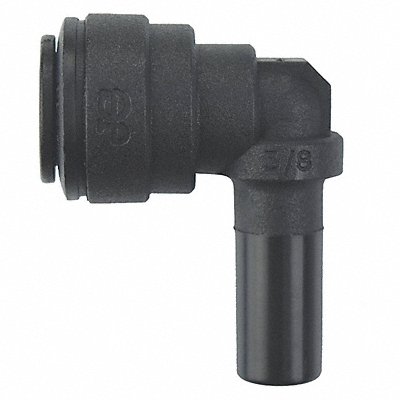 Plug-In Elbow Black 3/8 Tube Size PK10