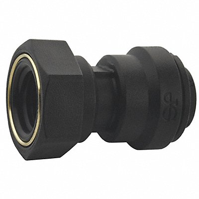 Female Adapter Black 1/4 Tube EPDM PK10