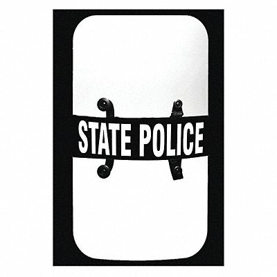 State Police Riot Shield Clear