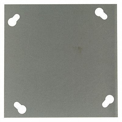 Drain Cover Silver 24 ga. Square 5 H