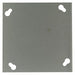 Drain Cover Silver 24 ga. Square 5 H