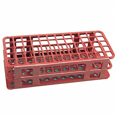 Test Tube Rack 6x15 Format Red 2-7/16 H