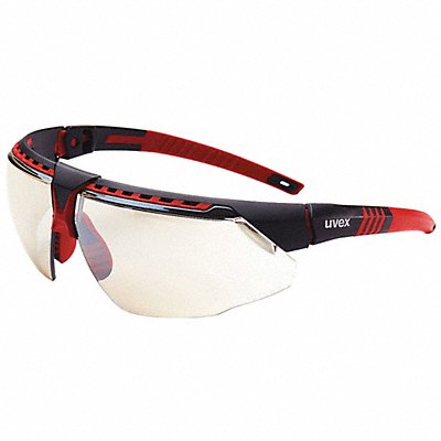 Safety Glasses Reflect 50 Lens Red Frame