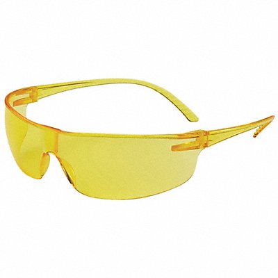 Safety Glasses Amber Lens Amber Frame