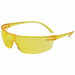 Safety Glasses Amber Lens Amber Frame
