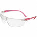 Safety Glasses Clear Lens Pink Frame