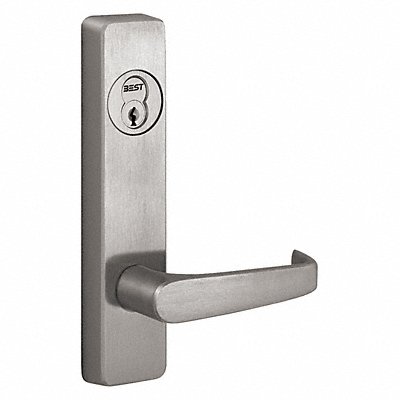 Exit Device Trim Silver Overall 2-7/8 W