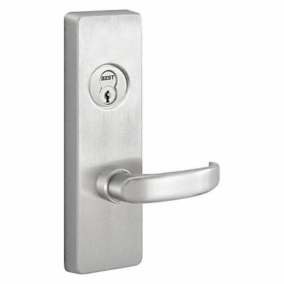 Exit Device Trim Silver Overall 2-7/8 W