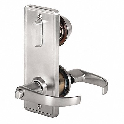 Door Lever Lockset Satin Chrome