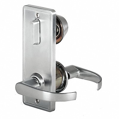 Door Lever Lockset Satin Chrome