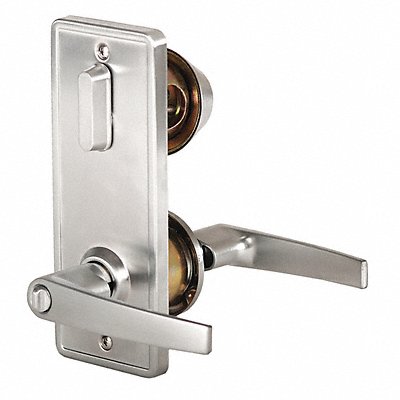 Door Lever Lockset Satin Chrome