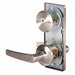 Door Lever Lockset Satin Nickel