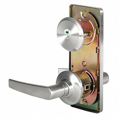 Door Lever Lockset Satin Chrome