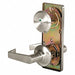 Door Lever Lockset Satin Nickel