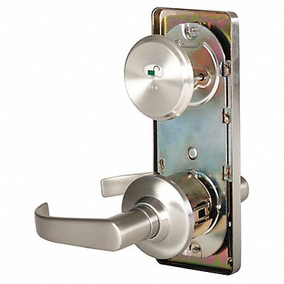 Door Lever Lockset Satin Nickel