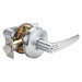 Door Lever Lockset Satin Chrome