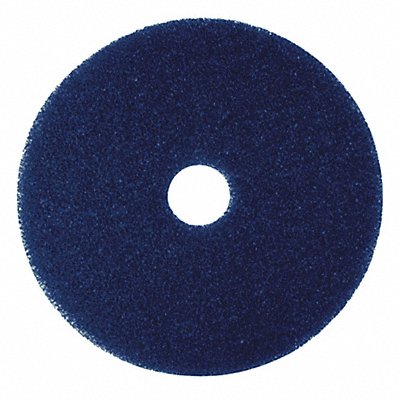 Scrubbing Pad 19 in Dia Blue PK5