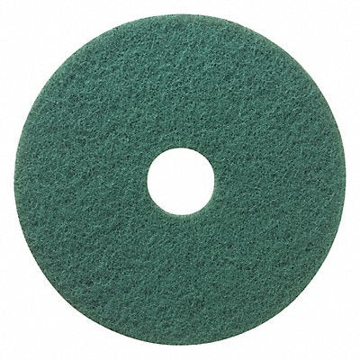 Scrubbing Pad 13 in Dia Green PK5