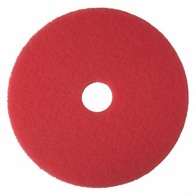 Buffing Pad 12 in Dia Red PK5