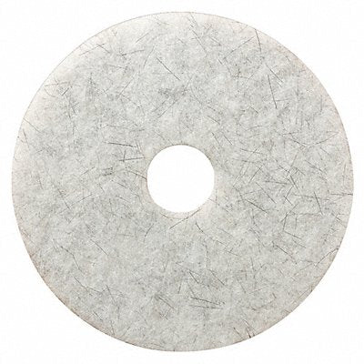 Burnishing Pad 17 in Dia White PK5