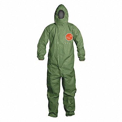 J6007 Coveralls 6XL Grn Tychem 2000 SFR PK4